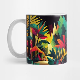 A colorful jungle Mug